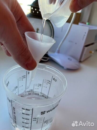 Силиконовая воронка для литья