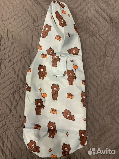 Дождевик одежда для собак M и XL