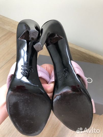 Босоножки corso como кожаные