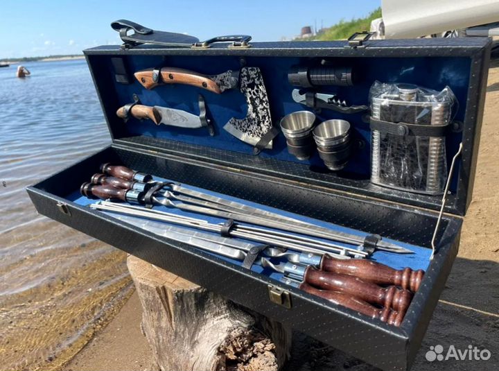 Шашлычный набор в кейсах/ чехлах