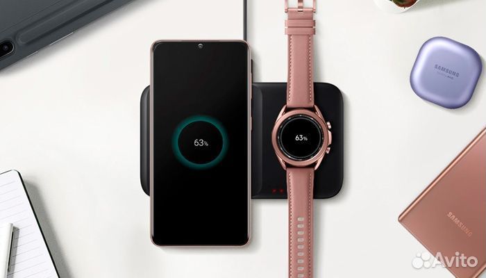 Оригинальная беспроводная зарядка Samsung Duo