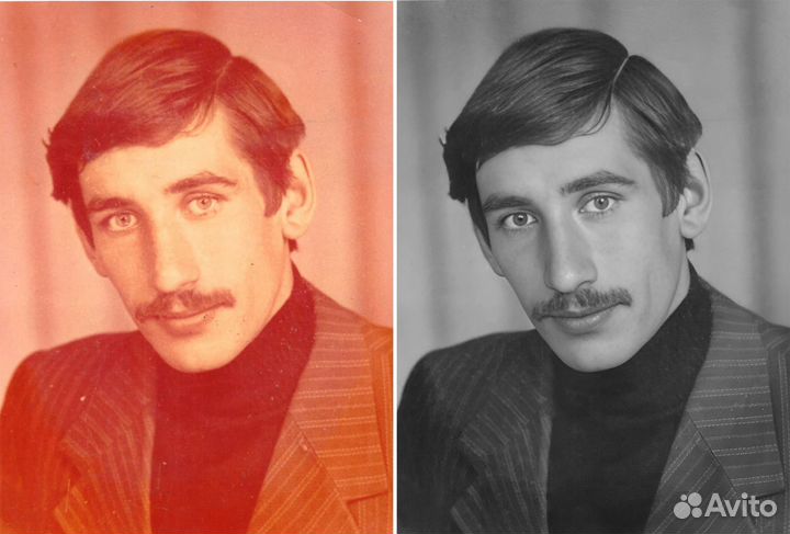 Реставрация/ретушь/восстановление старых фото