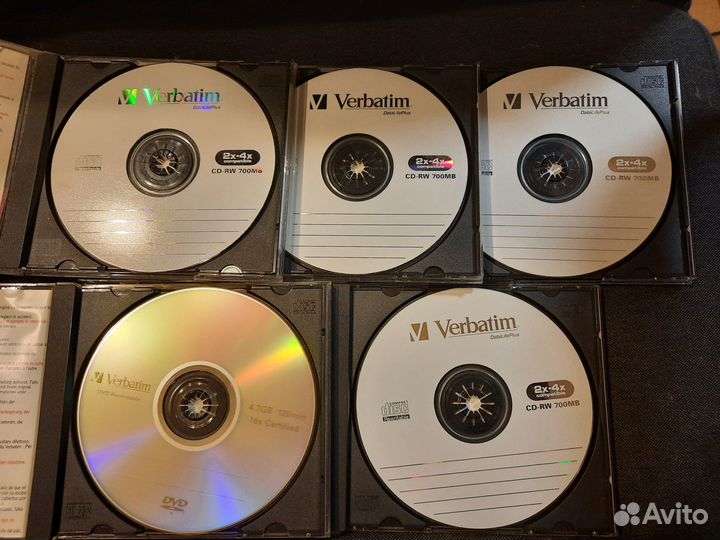 Диски Verbatim CD-RW700 mb 2x-4x Ирландия