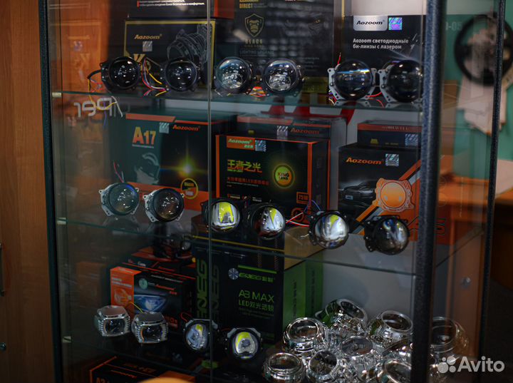 Bi LED Линзы Aozoom Установка билед би лед лэд