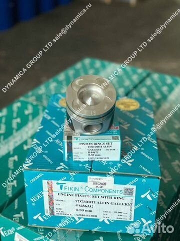 Поршни двигателя + кольца teikin 44686AG 0.50 nissan atlas cabstar F24 pathfinder R51M navara D22 YD
