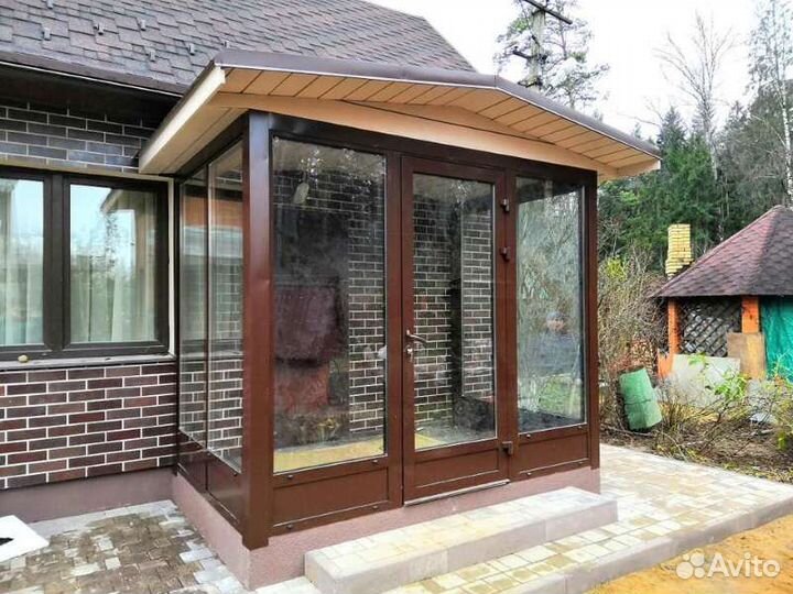 Остекление веранд беседок террас, тамбур