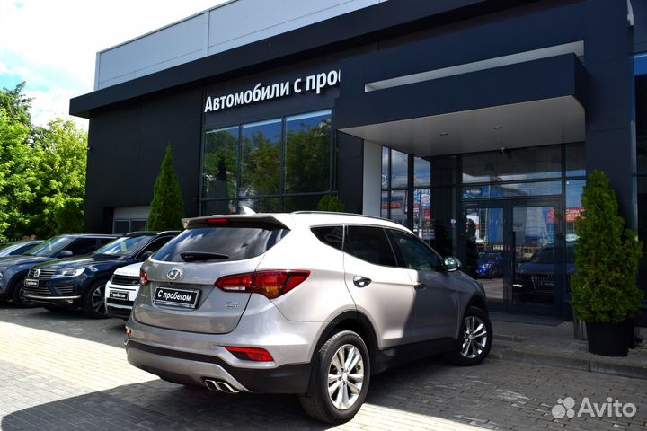 Hyundai Santa Fe 2.2 AT, 2017, 77 970 км