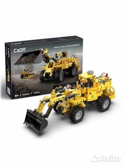 Конструктор cada Бульдозер 2 в 1