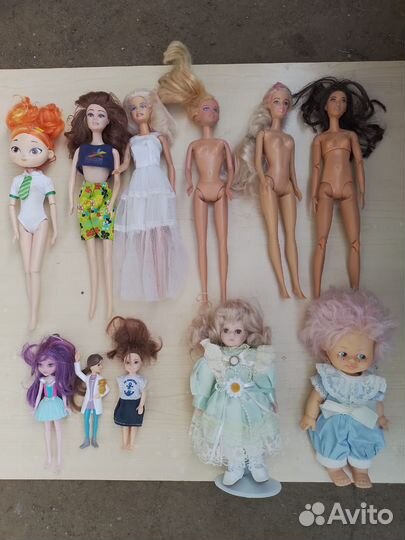 Кукла СССР футболист и Барби и фарфоровая