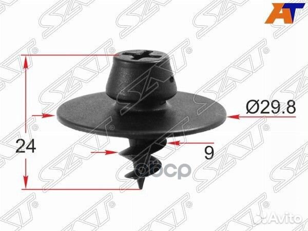 Клипса молдинга VAG (1 шт.) ST-KE-384 Sat