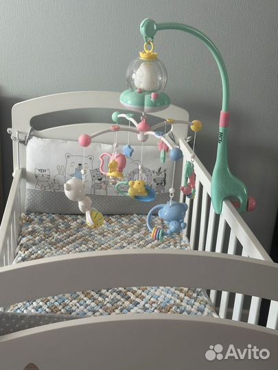 Мобиль в кроватку с подсветкой
