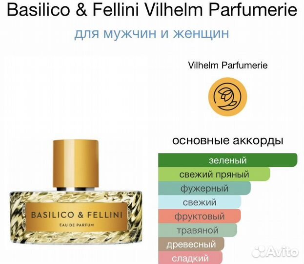 Vilhelm parfumerie ароматы, распив