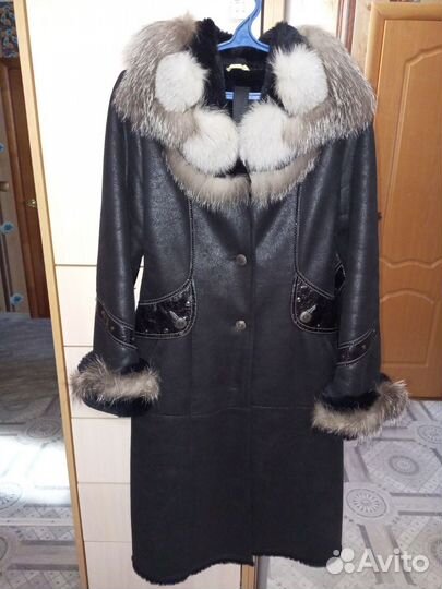 Дубленка женская зимняя