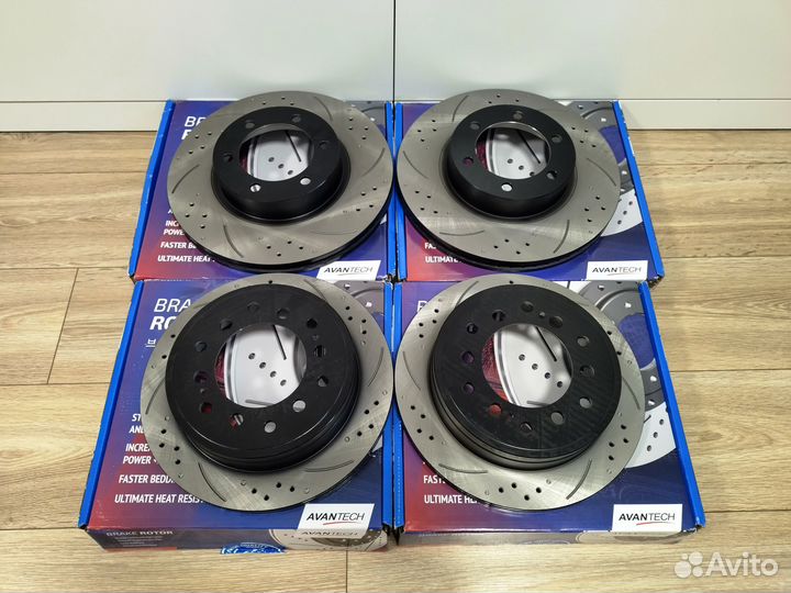 Перфорированные тормозные диски Lexus GX470