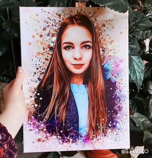 Портрет на холсте 30х40