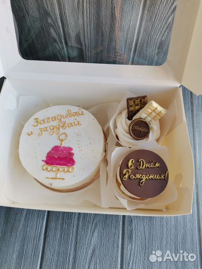 Торт капкейки цветы сладкий подарок день рождение