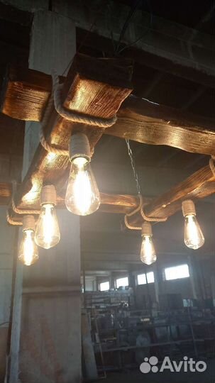 Люстра в стиле лофт