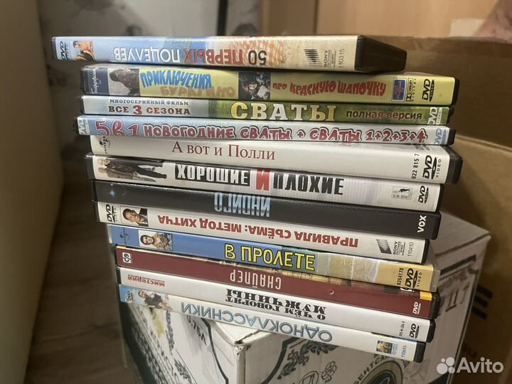 Dvd диски,иностранные и русские фильмы