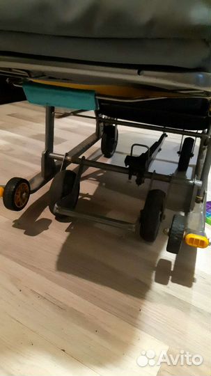 Детские санки коляска с колесами