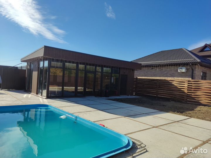 Беседка крытая, теплая на 20 че