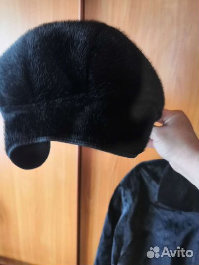 Шуба-пиджак+ кепка из нерпы