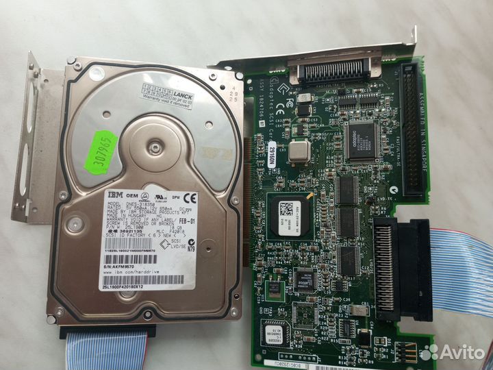 HDD и контроллер scsi. Проверены