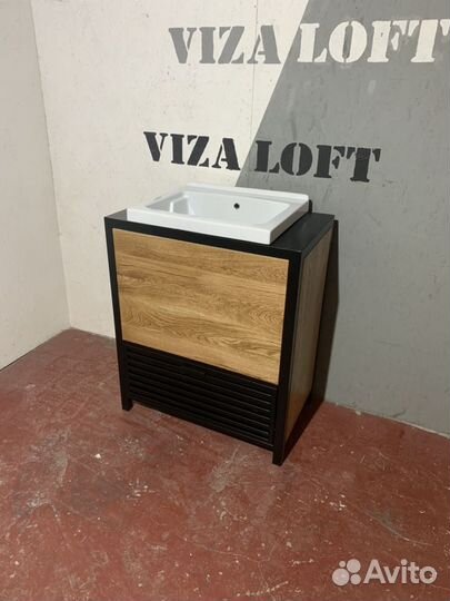 Тумба под раковину лофт