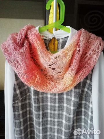 Ажурный палантин и шарфы