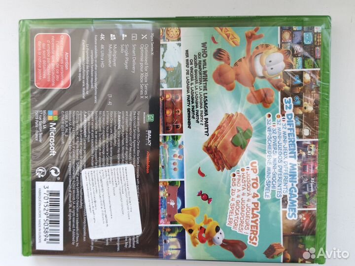 Garfield Lasagna Party Xbox One / Series X