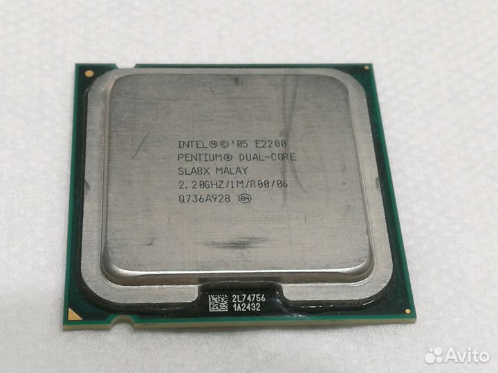Процессоры dual core/ core 2 duo /pentium 4