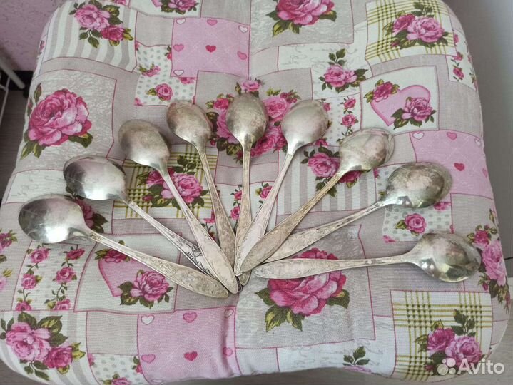 Мельхиор СССР вилки ложки чайные десертные