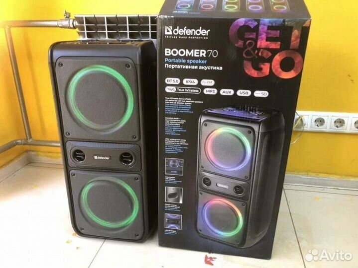Портативная колонка Defender Boomer 70