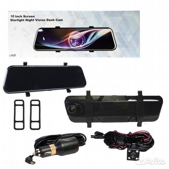 Зеркало-видеорегистратор с камерой заднего вида