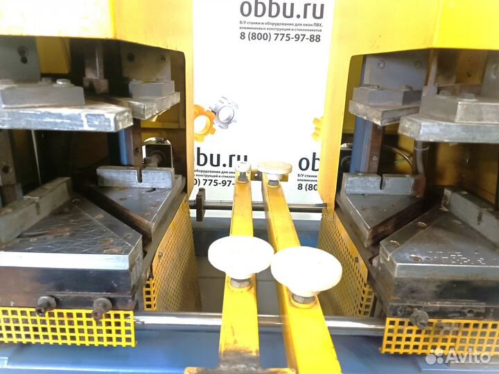 Двухголовый сварочный станок для окон П В Х Ozgenc