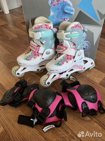 Роликовые коньки размер 26-29