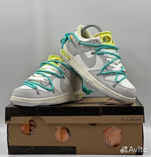 Кроссовки Nike Dunk Low off white