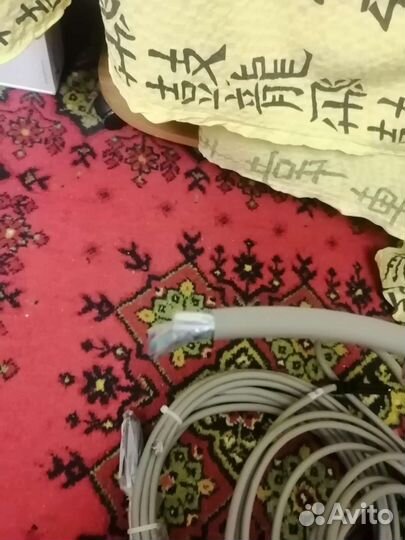 Кабель витая пара провод 25 пар 50 жил длина 7,5 м