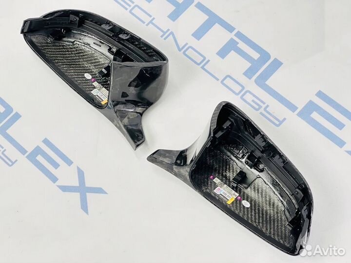 Накладки на зеркала BMW G42 G20 кованый карбон