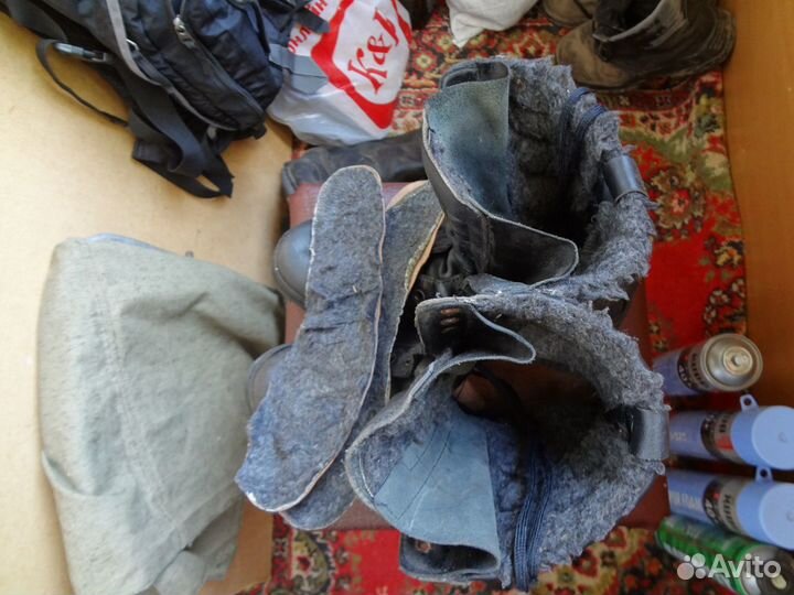 Зимние берцы б\у