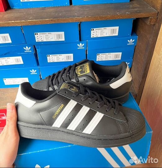 Adidas Superstar Black Оригинал с чеком