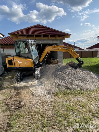 Услуги мини-экскаватора