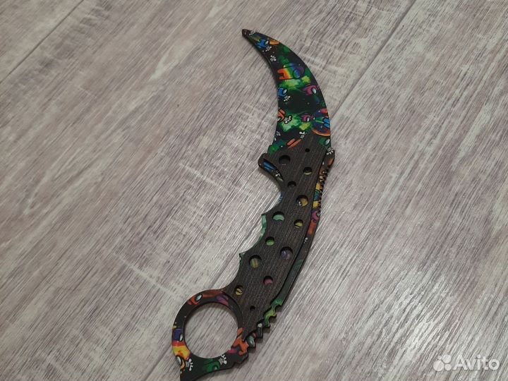 Деревянный нож керамбит