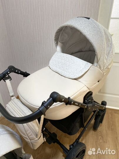 Коляска 2 в 1 эко кожа