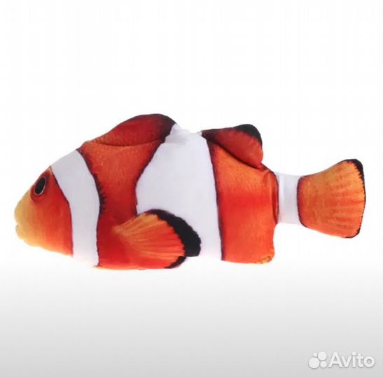 Мягкая игрушка для кошек - рыба с кошачьей мятой