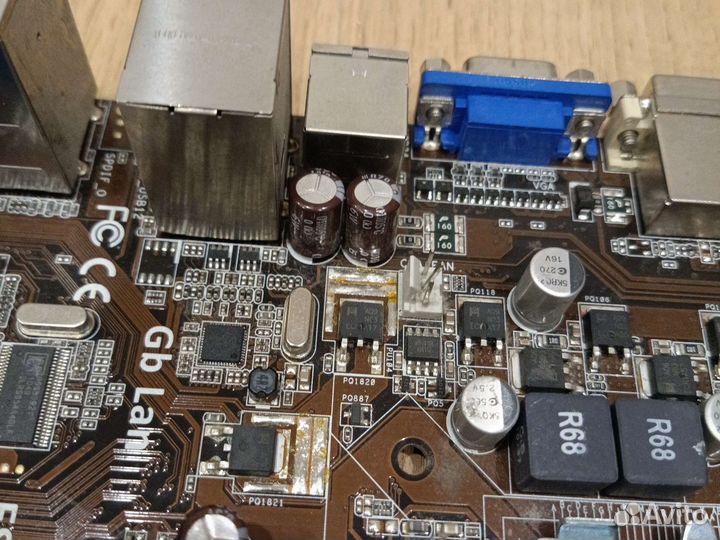 Материнская плата с процессором Q6600