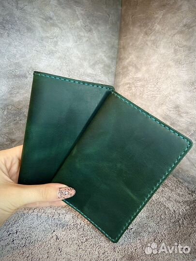 Обложка на паспорт натуральная кожа