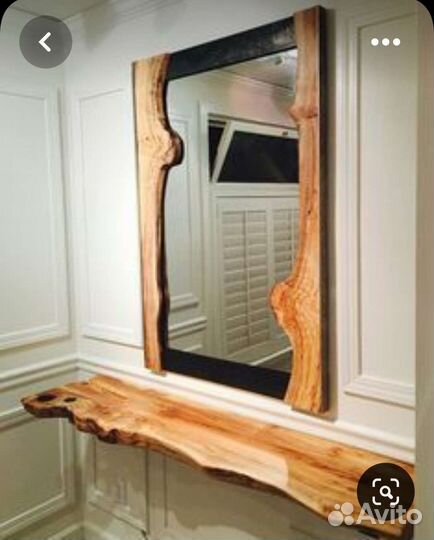 Авторская рама для зеркала из Карагача