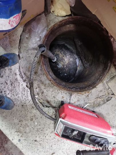 Устранение засоров. Прочистка канализации 24/7