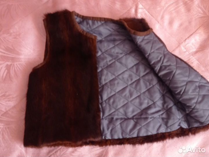 Жилет меховой детский