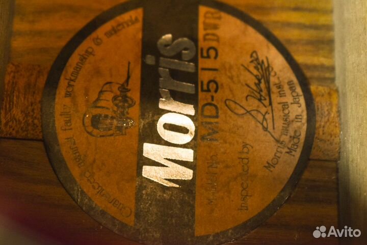 Акустическая гитара Morris MD-515. Japan